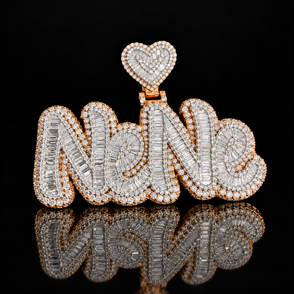 NeNe diamond nameplate
